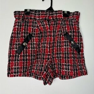 NWOT Venus tweed high waisted preppy shorts size 2